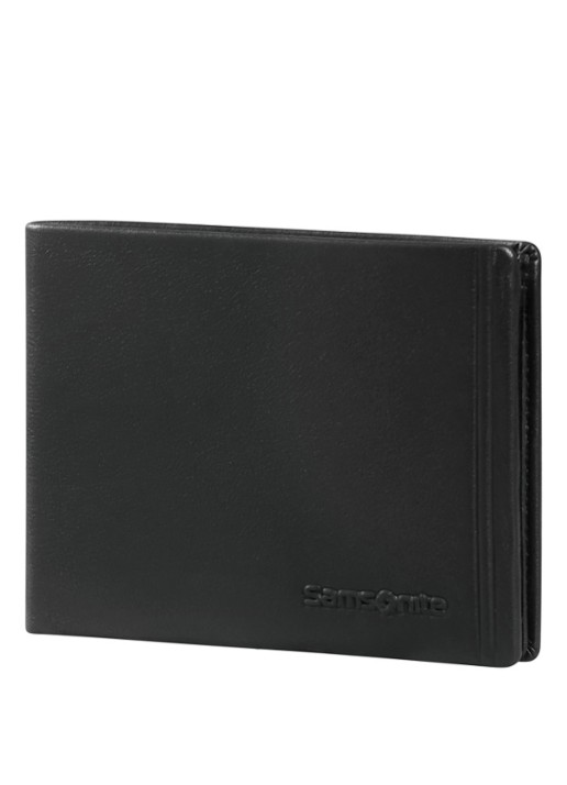 Samsonite Attack 3.0 SLG portemonnee van leer - voorkant 3 zwart