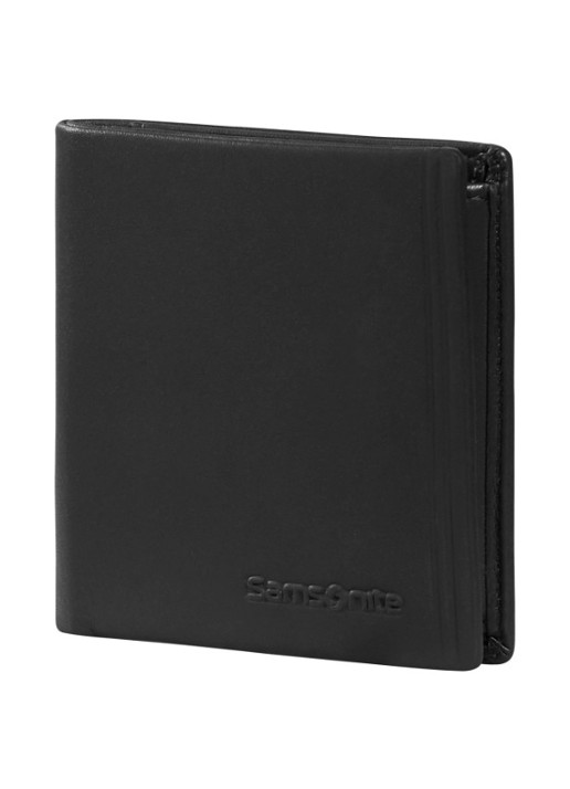 Samsonite Attack 3.0 SLG portemonnee van leer - voorkant 3 zwart