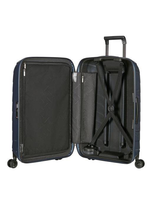 Samsonite Attrix spinner 69 cm - achterkant 5 staalblauw