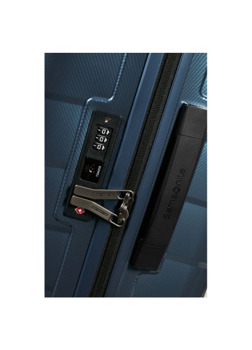 Samsonite Attrix spinner 69 cm - detail 2 staalblauw