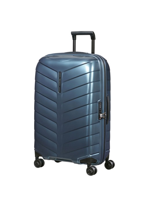 Samsonite Attrix spinner 69 cm - voorkant 4 staalblauw