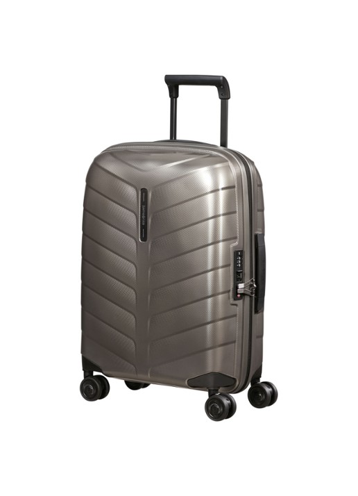 Samsonite Attrix vergrootbare spinner 55 cm - voorkant 3 antraciet