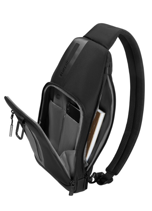 Samsonite Biz2Go M crossbodytas - achterkant zwart