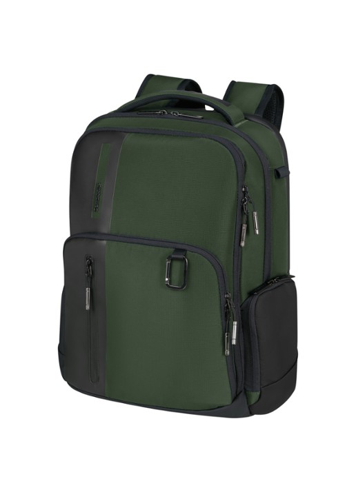 Samsonite Biz2Go rugzak met 15,6 inch laptopvak - voorkant 4 legergroen