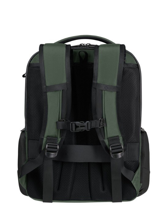 Samsonite Biz2go rugzak met 15,6 inch latopvak - detail 2 legergroen