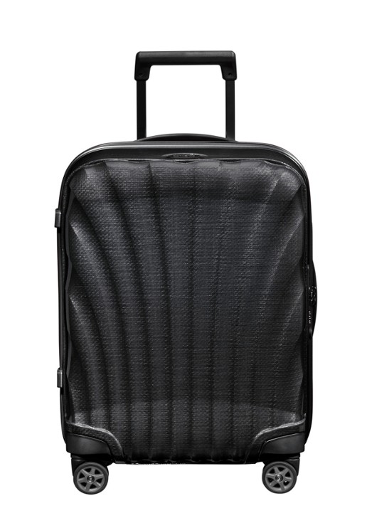 Samsonite C-Lite spinner 55 cm  - voorkant 5 zwart