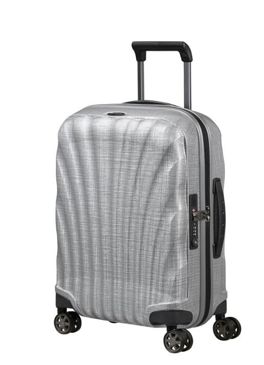 Samsonite C-Lite spinner 55 cm - voorkant 3 grijs