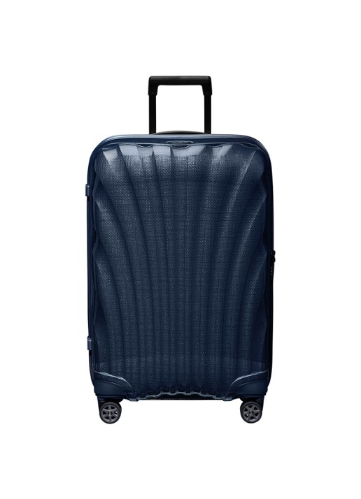 Samsonite C-Lite spinner 69 cm  - voorkant middenblauw