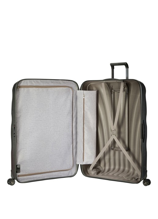 Samsonite C-Lite spinner 86 cm - voorkant 2 bronsgroen