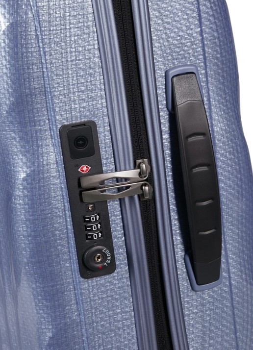 Samsonite C-Lite vergrootbare spinner 55 cm - detail 2 lavendel