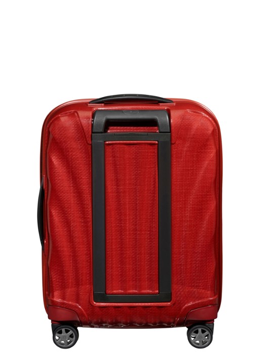 Samsonite C-Lite vergrootbare spinner 55 cm - achterkant 2 rood