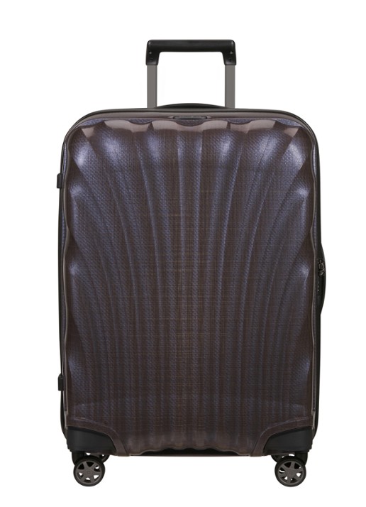 Samsonite C-Lite vergrootbare spinner 69 cm - voorkant aubergine