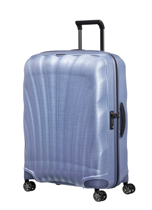 Samsonite C-Lite vergrootbare spinner 75 cm - voorkant 5 lavendel
