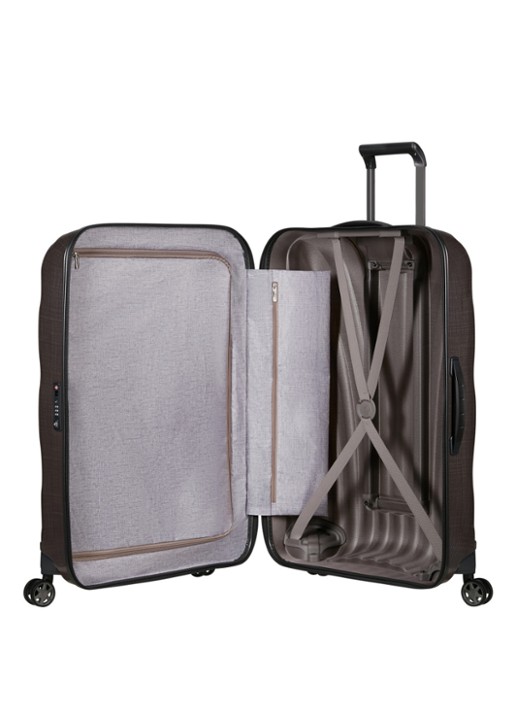 Samsonite C-Lite vergrootbare spinner 75 cm - detail aubergine