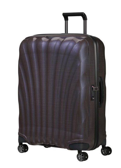 Samsonite C-Lite vergrootbare spinner 75 cm - voorkant 5 aubergine