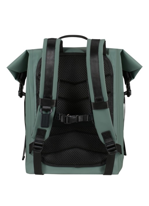 Samsonite Coatify Biz rugzak met 15.6 inch laptopvak - achterkant green