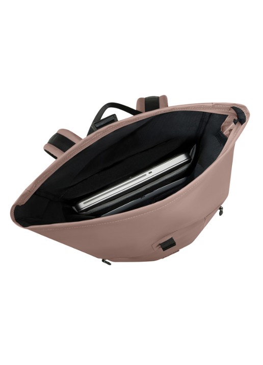 Samsonite Coatify rugzak met 14,1 inch laptopvak - detail oudroze