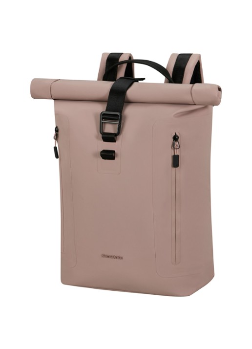 Samsonite Coatify rugzak met 14,1 inch laptopvak - voorkant 3 oudroze