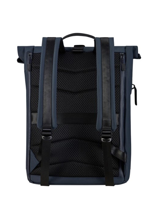 Samsonite Coatify rugzak met  15,6 inch laptopvak - achterkant donkerblauw