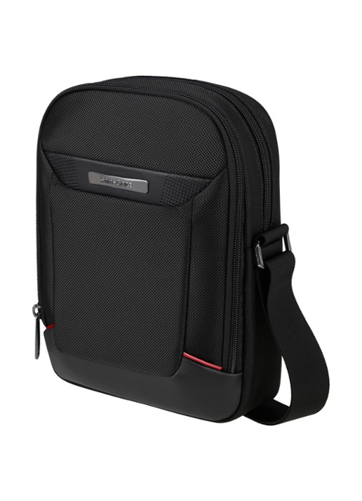 Samsonite Crossbodytas met logo  - voorkant 2 zwart