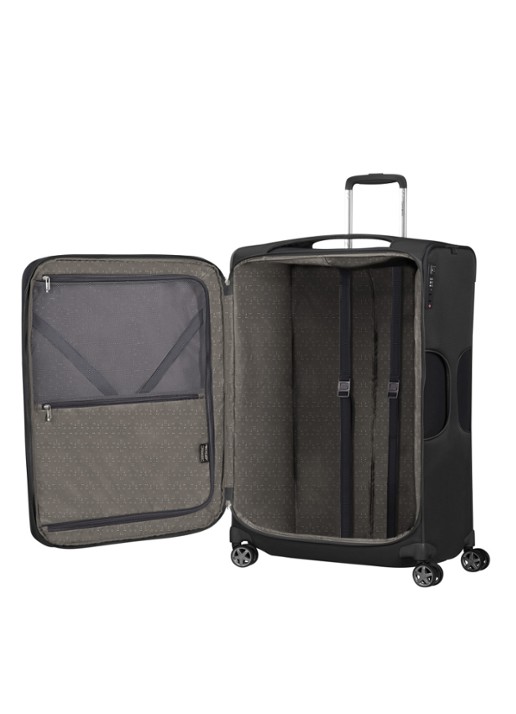 Samsonite D'LITE spinner 78 cm  - voorkant 6 zwart