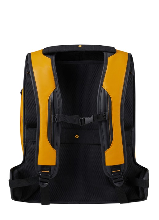 Samsonite diver L rugzak met 17,3 inch laptopvak - achterkant geel