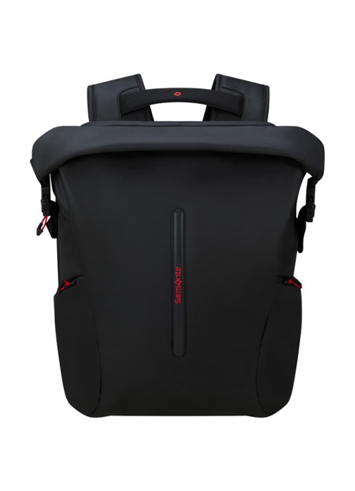 Samsonite diver Rolltop rugzak L met 17 inch laptopvak - voorkant 3 zwart