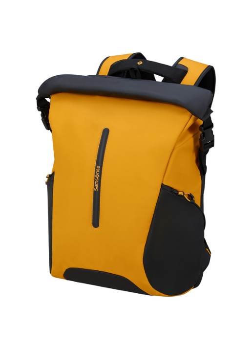Samsonite diver Rolltop rugzak L met 17 inch laptopvak - detail geel