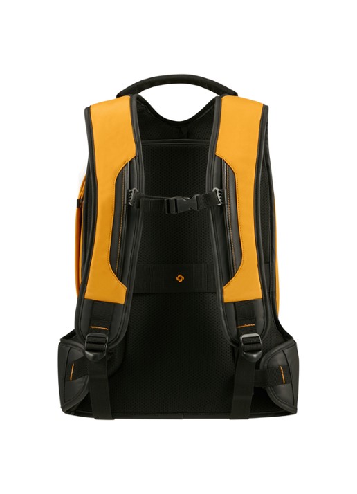 Samsonite diver rugzak met 15,6 inch laptopvak  - achterkant 2 geel