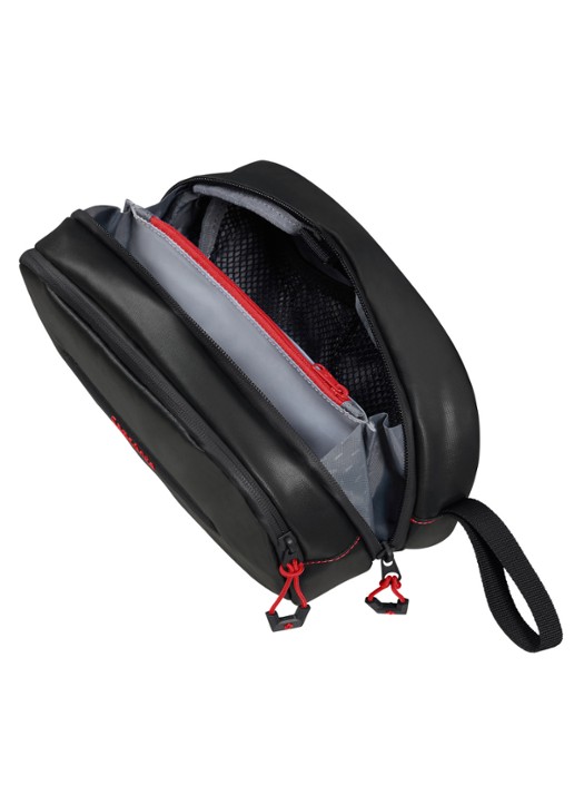Samsonite diver toilettas met logo - detail 3 zwart