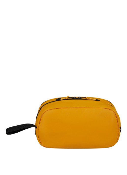 Samsonite diver toilettas met logo - achterkant 2 okergeel