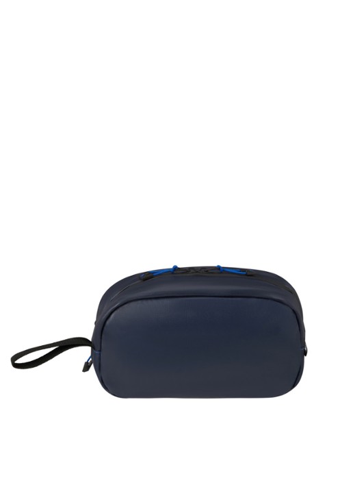 Samsonite diver toilettas met logo - achterkant 3 donkerblauw