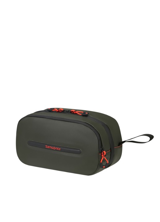Samsonite diver toilettas met logo - voorkant 4 climbing ivy / bronsgroen