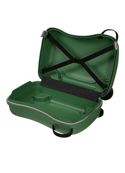 Samsonite Dream2Go Motorbike Ride-On spinner 38 cm - achterkant legergroen
