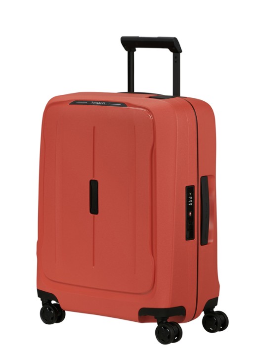 Samsonite Essens spinner 55 cm - voorkant 2 donkerbeige