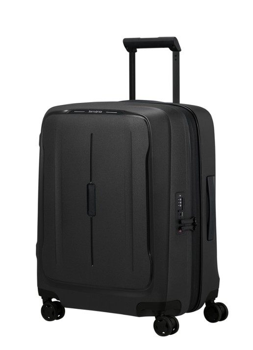 Samsonite Essens vergrootbare spinner 55 cm - voorkant 3 zwart
