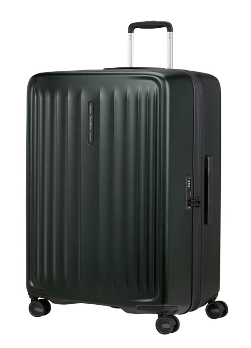 Samsonite Fyrm vergrootbare spinner 77 cm - voorkant 3 zwart