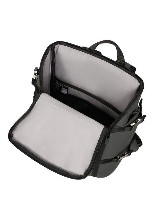 Samsonite Glam-Go rugzak met 14,1 inch laptopvak - achterkant olijfgroen