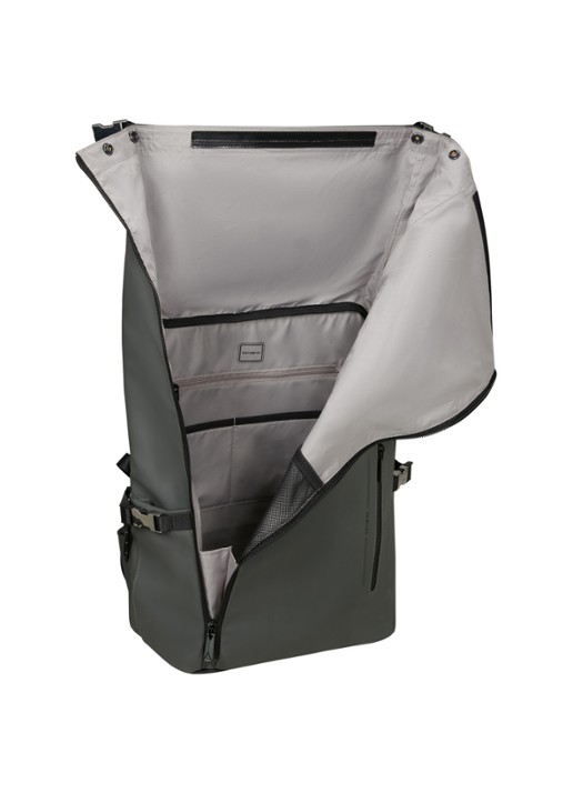 Samsonite Glam-Go rugzak met 15.6 inch laptopvak - achterkant olijfgroen