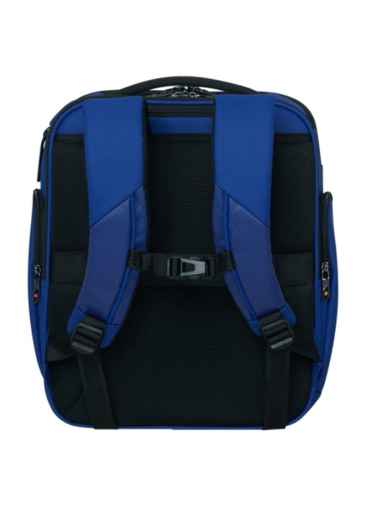 Samsonite Glazed S rugzak met 15 inch laptopvak - achterkant 3 kobaltblauw