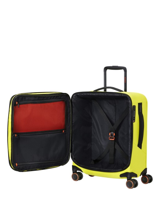 Samsonite Glazed vergrootbare spinner 55 cm - achterkant 3 lime