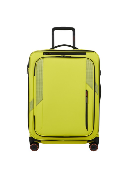 Samsonite Glazed vergrootbare spinner 67 cm - voorkant lime