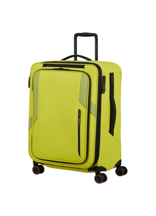 Samsonite Glazed vergrootbare spinner 67 cm - voorkant 2 lime
