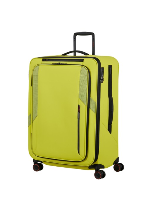 Samsonite Glazed vergrootbare spinner 78 cm - voorkant 2 lime