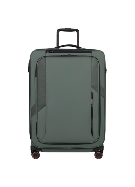 Samsonite Glazed vergrootbare spinner 78 cm - voorkant 4 mosgroen