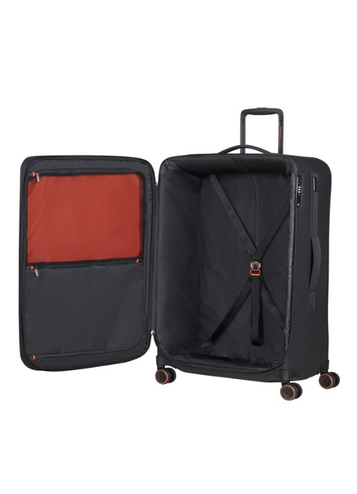 Samsonite Glazed vergrootbare spinner 84 cm - achterkant zwart