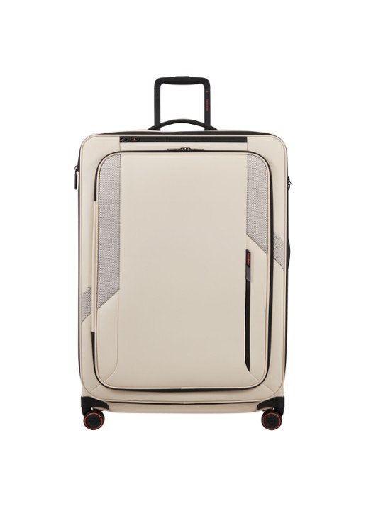Samsonite Glazed vergrootbare spinner 84 cm - voorkant zand