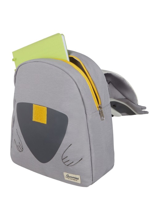 Samsonite Happy Sammies Raccoon Remy rugzak S met applicatie - detail 5 lichtgrijs
