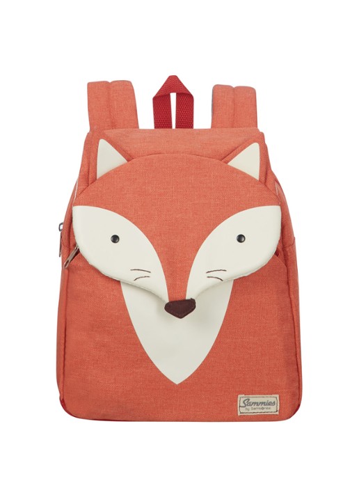Samsonite Happy Sammies S Fox William rugzak met applicatie - voorkant donkeroranje