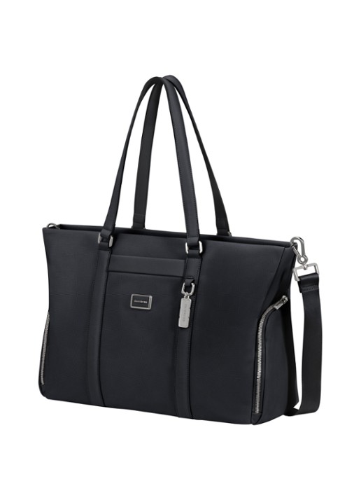 Samsonite Image Biz shopper met 14.1 inch laptopvak - voorkant 3 zwart